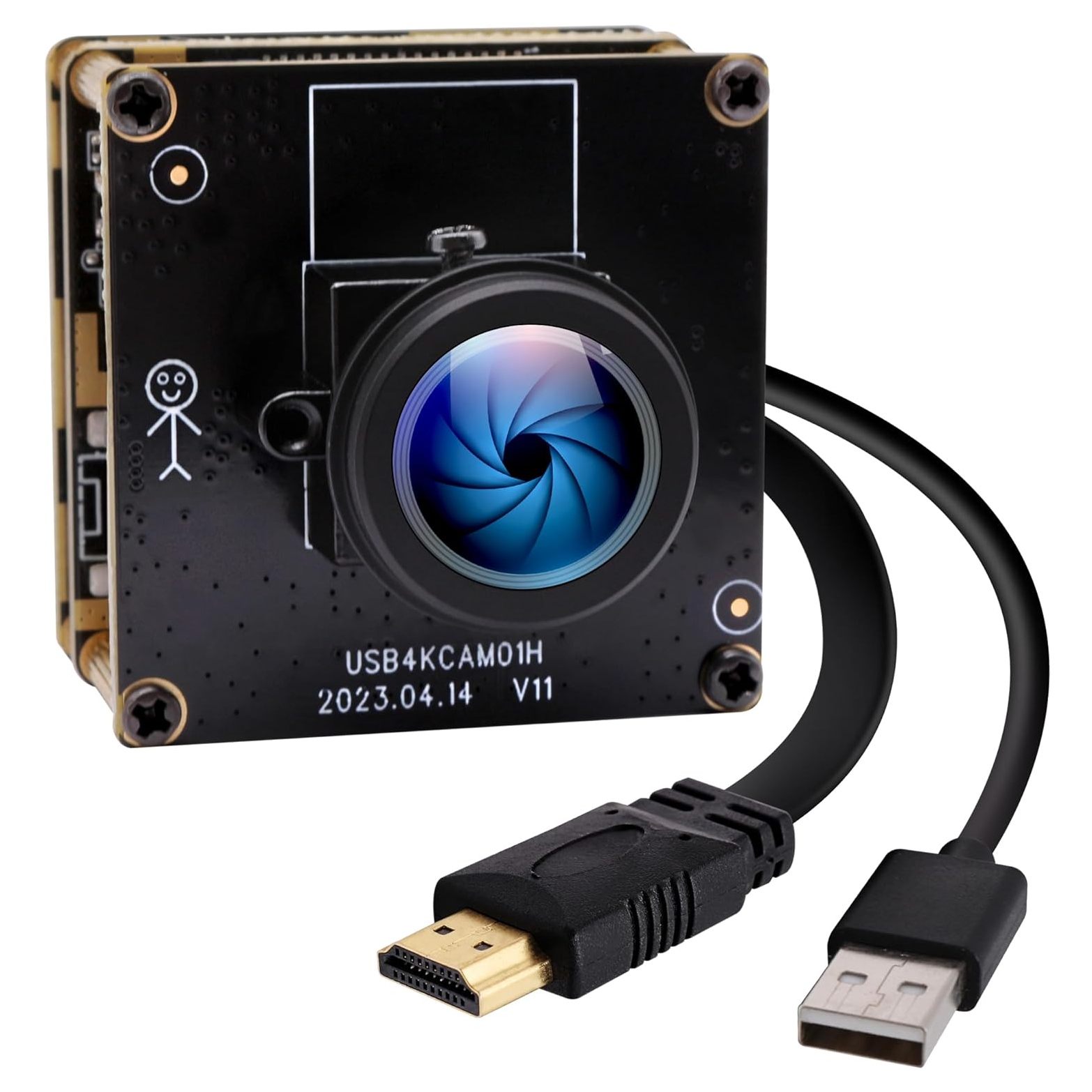 ELP 4K USB HDMI Camera Module IMX415 H.265 H.264 MJPEG 30fps with Fisheye 180 Degree Lens - Click Image to Close